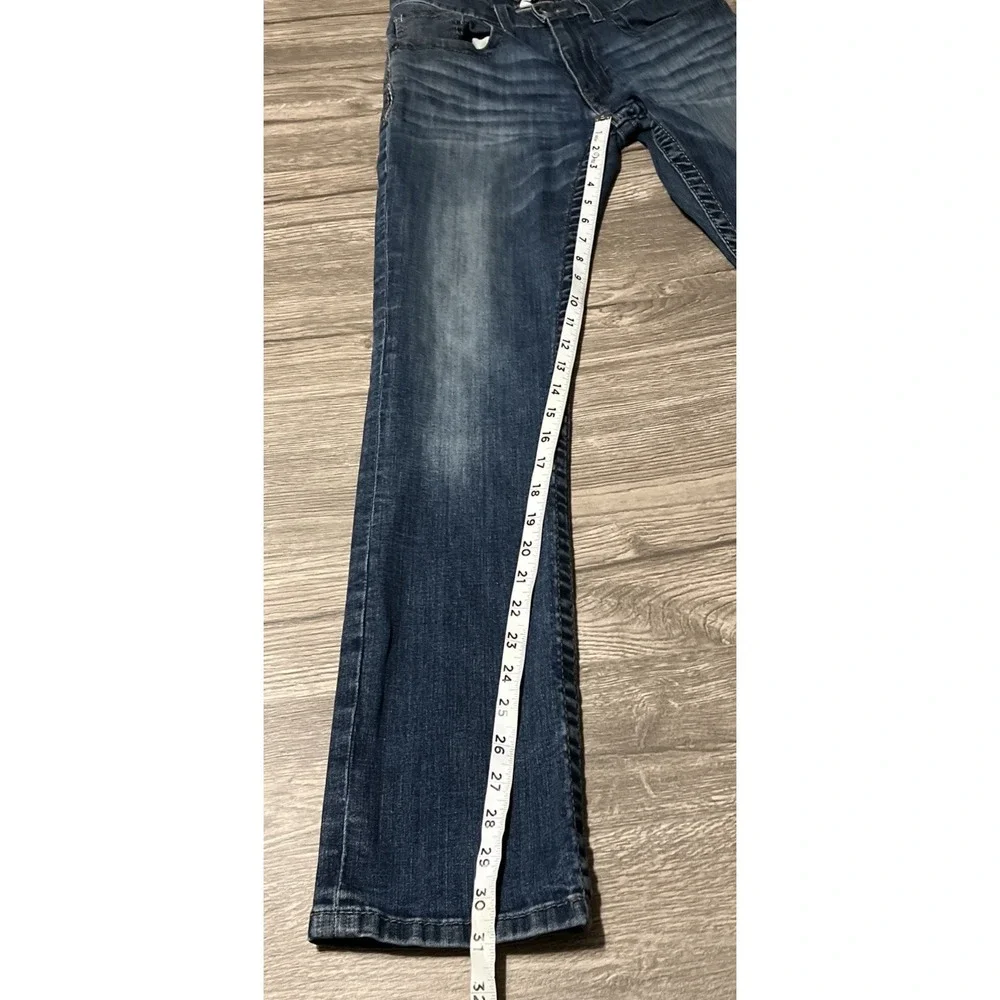 BKE Men's Jake Straight‎ Stretch Mid Rise Dark Wash Jeans Size 29 (29x31)